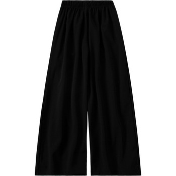 Casual Παντελόνι Γυναικείο Ανοιξιάτικο Μασίφ 3XL Απλό παντελόνι με ελαστική μέση μέχρι τον αστράγαλο Μαθητικό Φαρδύ παντελόνι κορεατικού στυλ Harajuku