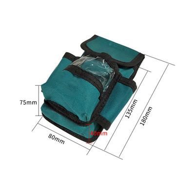 1PC daudzfunkcionāls remonta maisiņš kabatas instrumentu soma Ūdensizturīgs Oksfordas auduma jostas jostas kabatas futrālis Elektriķa jostas soma instrumentu soma