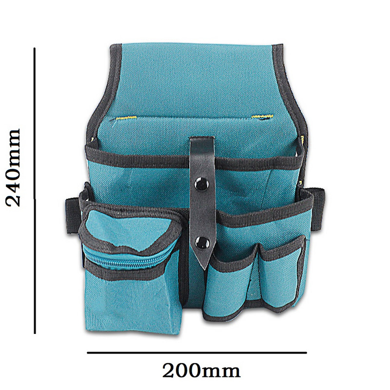 1PC daudzfunkcionāls remonta maisiņš kabatas instrumentu soma Ūdensizturīgs Oksfordas auduma jostas jostas kabatas futrālis Elektriķa jostas soma instrumentu soma