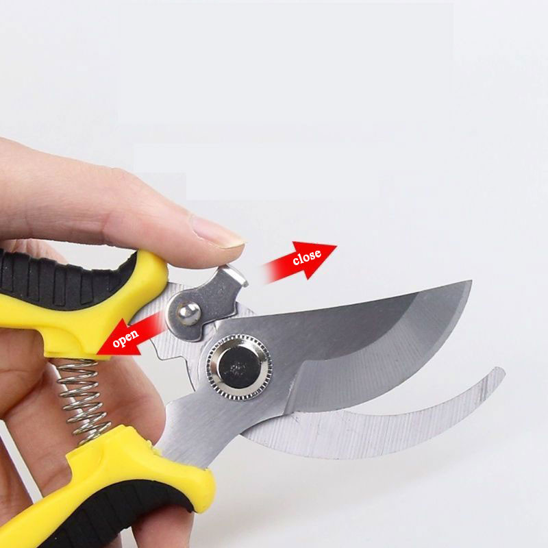 Rozsdamentes acél metszőolló Metszőolló Kerti szerszámok Durva ág olló Kertészeti Bonsai Gyümölcsös Metsző Növények Kézi