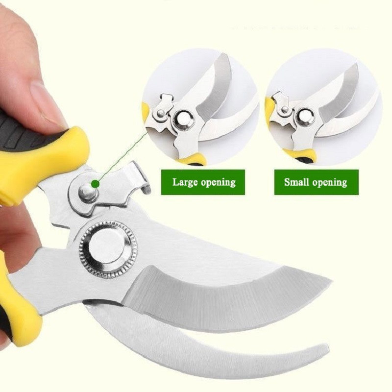 Rozsdamentes acél metszőolló Metszőolló Kerti szerszámok Durva ág olló Kertészeti Bonsai Gyümölcsös Metsző Növények Kézi