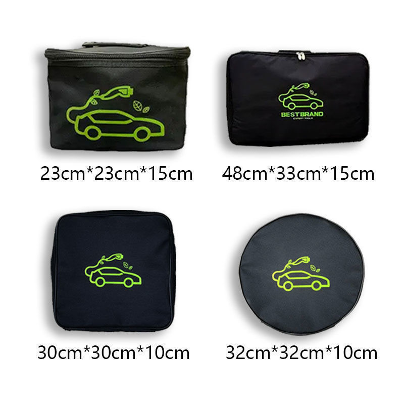Automašīnas uzlādes pistoles glabāšanas soma bagāžnieks Pārnēsājams salokāms uzglabāšanas maisiņš Ūdensnecaurlaidīgs liesmu slāpējošs un dažāds artefakts
