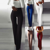 Női Flare nadrágok melegítőnadrágok Masszív legging magas derekú Slim Fit nadrágok Fitness nadrágok Kocogók Pantalon Femme Pantalones De Mujer