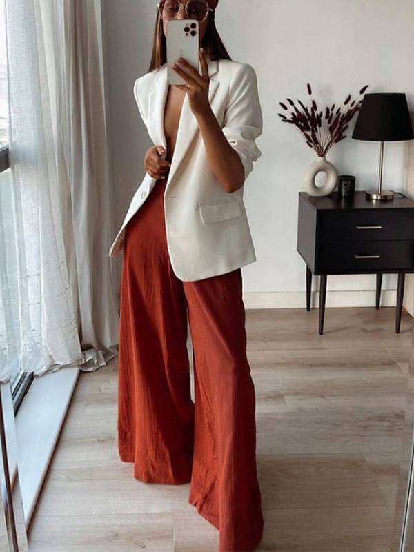 2021-es női nadrágok, széles szárú, vintage divatos, magas derékú, hétköznapi kényelmes, bő női nadrágok, y2k pantalon pour femme