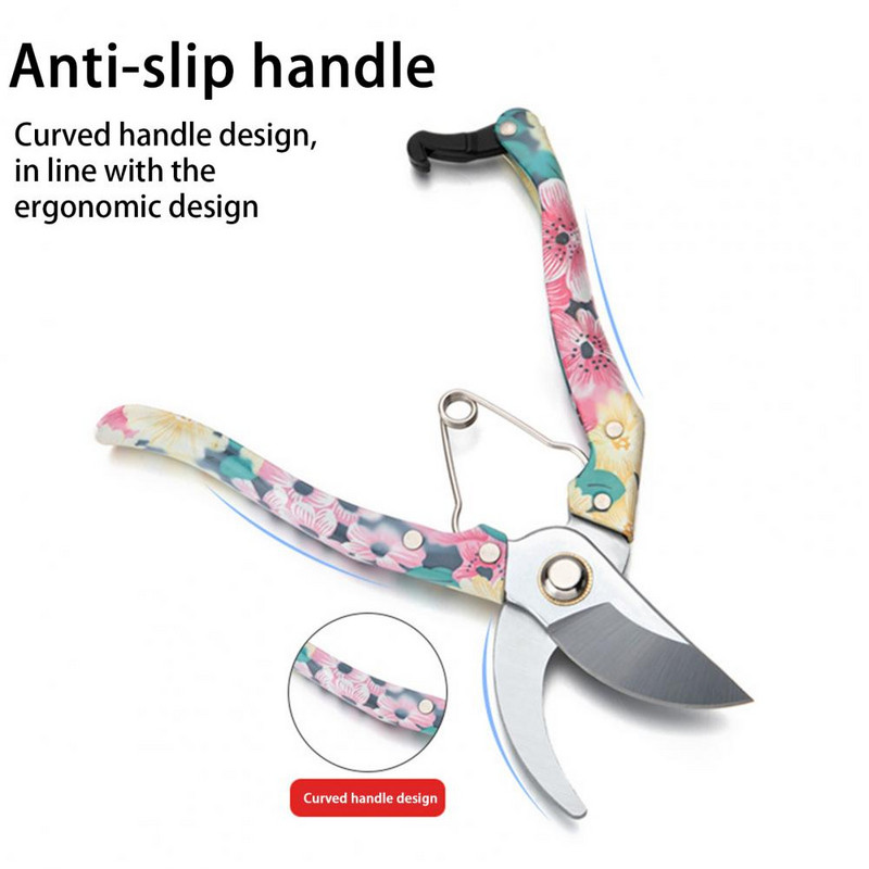 Metszőolló csúszásgátló ágvágó kerti növényág kézi metszőolló udvarhoz metszőolló kertészeti olló