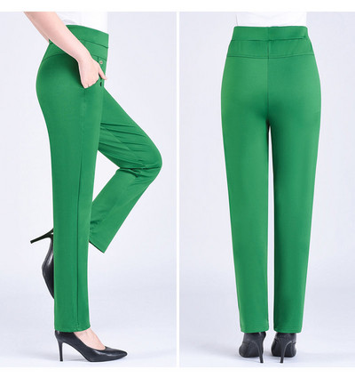 2022. aasta uued suvised naiste püksid vabaaja kõrge vöökohaga elastsed haaremipüksid vabad püksid, naiste sirged püksid 5XL