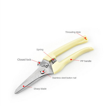 Мултифункционална градинарска резитба Инструмент за присаждане от неръждаема стомана Ножица Ножица за клони Ножица Градинарска ножица за овощни дървета