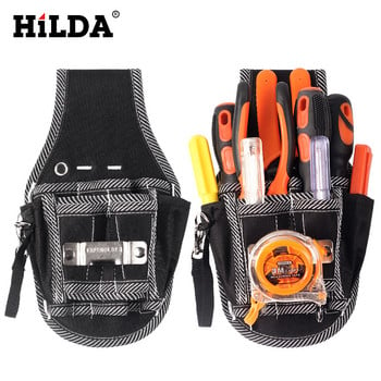 2023 HILDA New Tools Bag Toolkit Ηλεκτρολόγος Όργανα Υλικό Θήκη αποθήκευσης DIY Τσάντα εργαλείων ζώνης μέσης Αδιάβροχη τσάντα αποθήκευσης