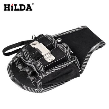 2023 HILDA New Tools Bag Toolkit Ηλεκτρολόγος Όργανα Υλικό Θήκη αποθήκευσης DIY Τσάντα εργαλείων ζώνης μέσης Αδιάβροχη τσάντα αποθήκευσης