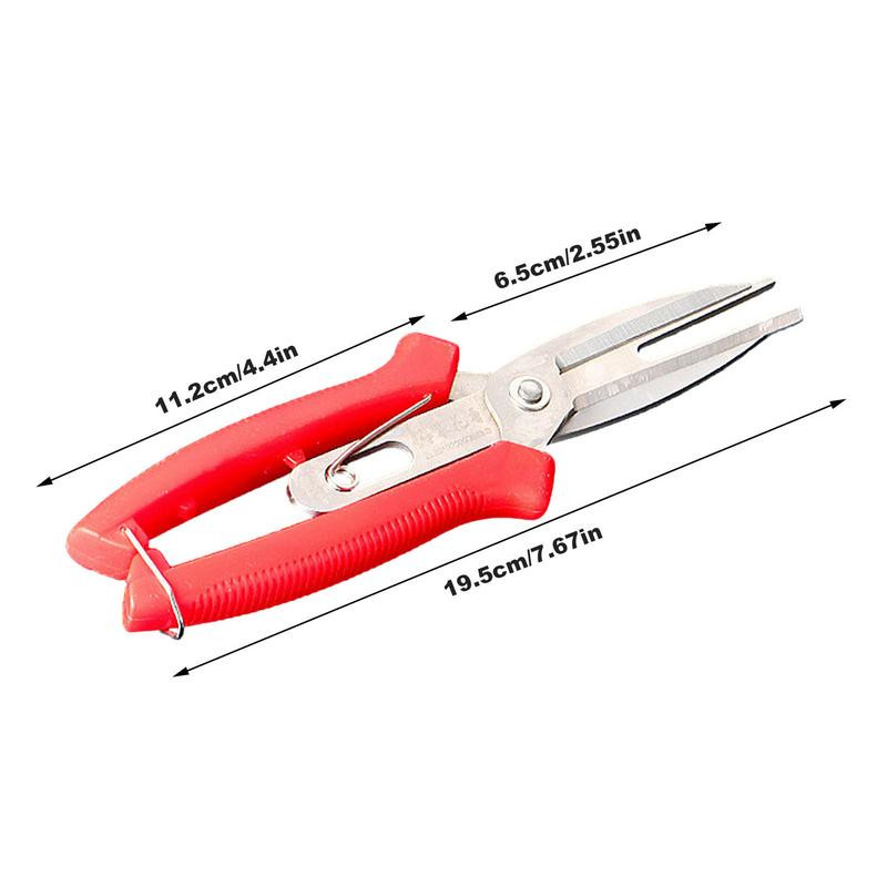 Škare s dvostrukim otvorom za rezanje voća i cvijeća Škare za prorjeđivanje voća Alat za orezivanje drveća u vrtu Prikladne škare za rezidbu u vrtu