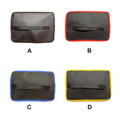 Φορητό Roll up Oxford υφασμάτινα επισκευαστικά εργαλεία Τσάντα κλειδί Πένσα κλειδί Ψαλίδι Πολυλειτουργικές τσάντες πουγκί Μαύρο