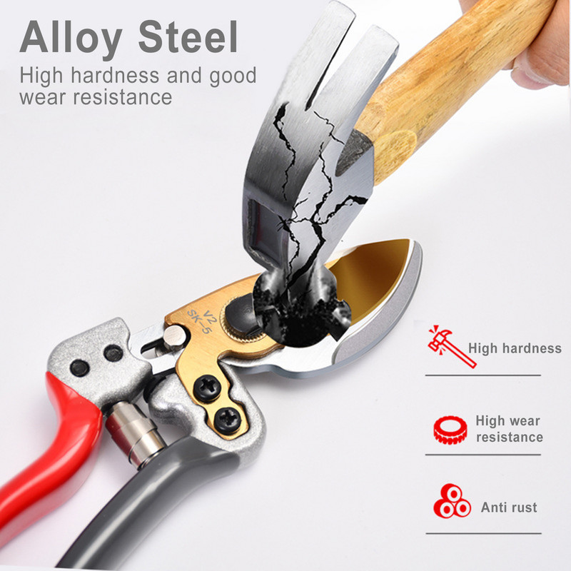 SK5 dārza zaru šķēres atzarošanas šķēres bonsai augļu kokiem ziedi zari dārza atzares zaru šķēres