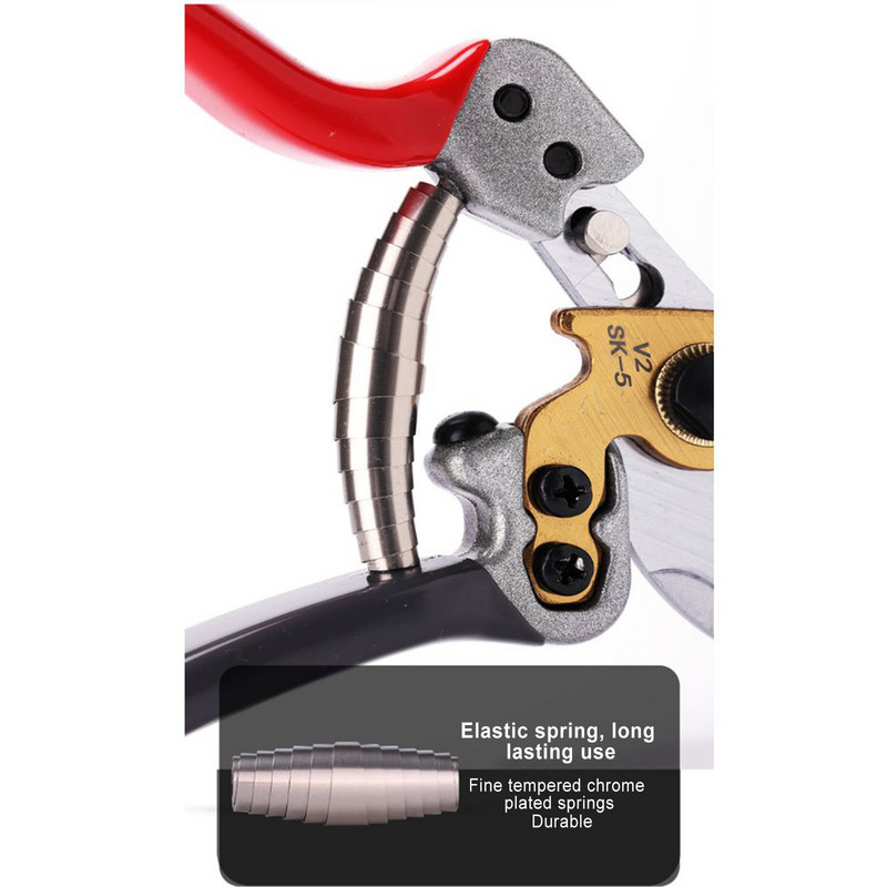 SK5 dārza zaru šķēres atzarošanas šķēres bonsai augļu kokiem ziedi zari dārza atzares zaru šķēres