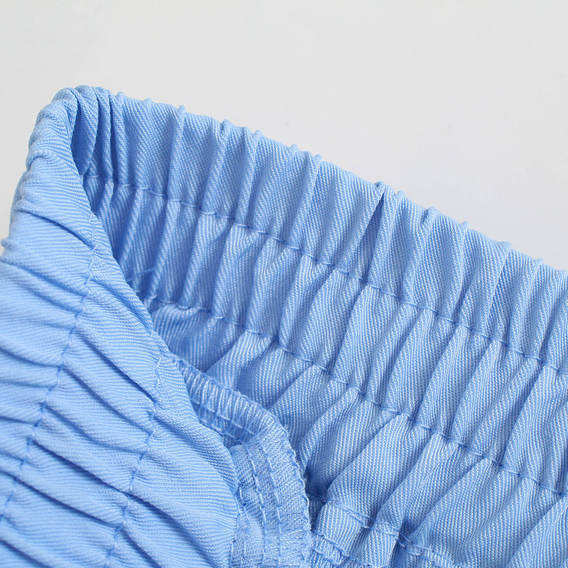 XEASY 2021 új nyári női vintage masszív nadrágok női alsók rugalmas magas derekú alkalmi elegáns utcai nadrágok nadrágok