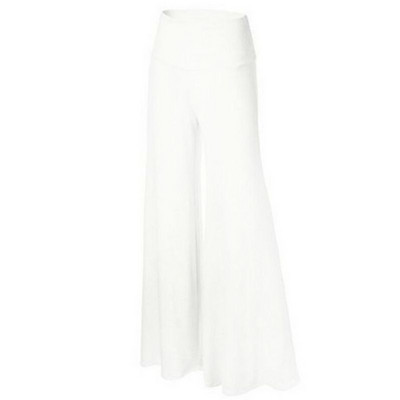 Női Nagy méretű, magas derekú széles láb Maxi hosszú nadrág egyszínű irodai női laza sztreccs rakott nappali nadrág Y2k nadrág Új