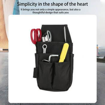 Чанта за инструменти Комплект инструменти Джобни чанти за кръста Електротехник Съхранение на инструменти за ремонт Голям капацитет Лека за отвертка
