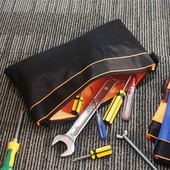 Instrumentu rāvējslēdzēja maisiņš Ūdensnecaurlaidīgs elektriķis Instrumentu soma Izturīga maza Rokas instrumentu turētāja kabatas glabāšanas soma aparatūrai 87HA