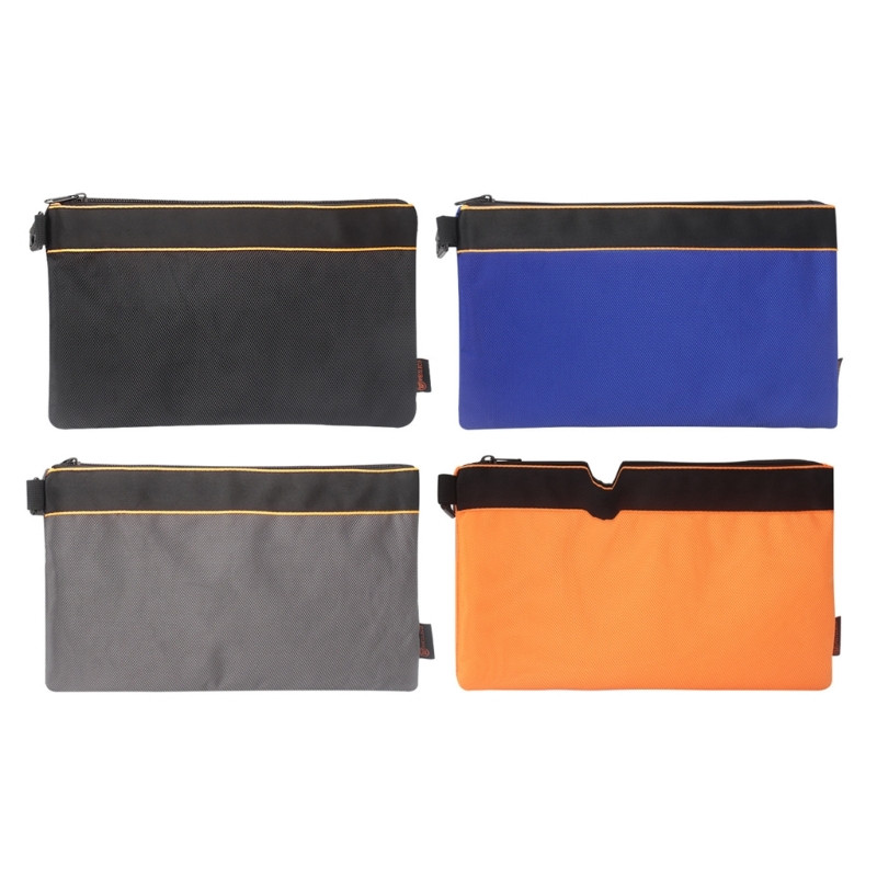 Instrumentu rāvējslēdzēja maisiņš Ūdensnecaurlaidīgs elektriķis Instrumentu soma Izturīga maza Rokas instrumentu turētāja kabatas glabāšanas soma aparatūrai 87HA