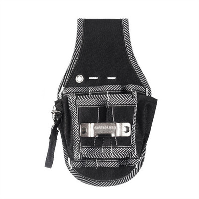 Hordozható fúrókalapács tárolóeszköz derékzseb csavarhúzó segédkészlet tartó deréktáska szerszámos övtáska táska asztalos szerszámtáska