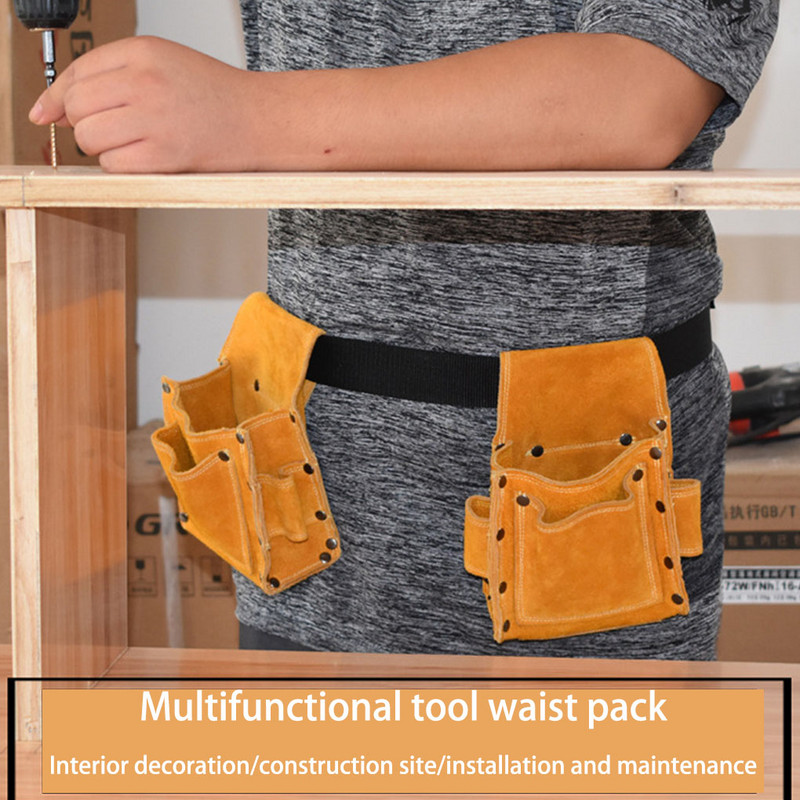 Szerszám Deréktáska Hordozható, több zsebes cseretasak tartozékok