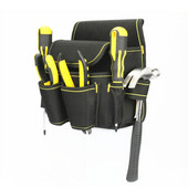 Többszerszámos zsebek Oxford vászonvastagító szerszámtáska nagy kapacitású, praktikus derékzseb szerszámos köténytáska vállkészlet