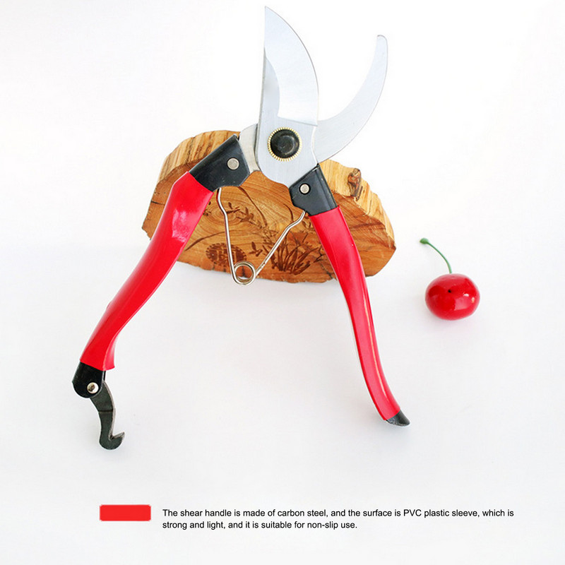 Dārza atzarošanas šķēres griezējs oglekļa tērauda dārzkopības iekārta šķērveida zaru atzarotājs trimmeris instrumenti