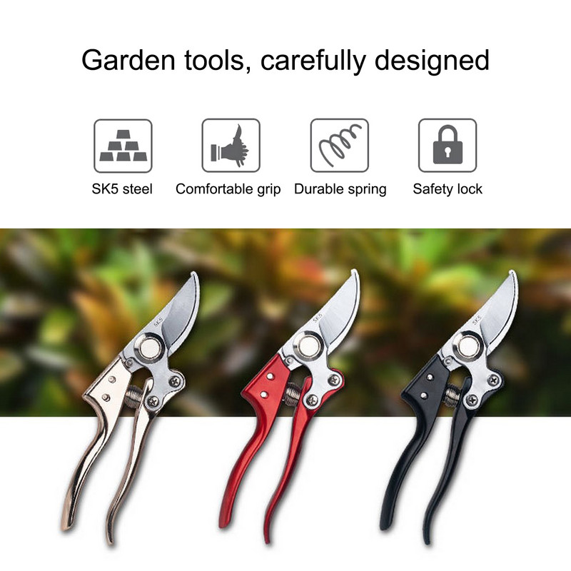 Kerti szerszámok Metszőolló Bonsai ollók Fém Kertészeti Ollós metszőszerszám Kézi Vágó Szőlő Gyümölcs Szedés Gyomolló Háztartási metsző