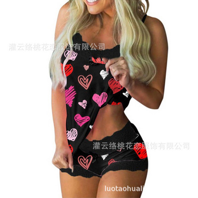 Ljetni seksi bešavni komplet donjeg rublja Ženski kompleti grudnjaka i gaćica s čipkastom mašnom i gaćicama Seksi V izrez Vruće erotično kratko donje rublje