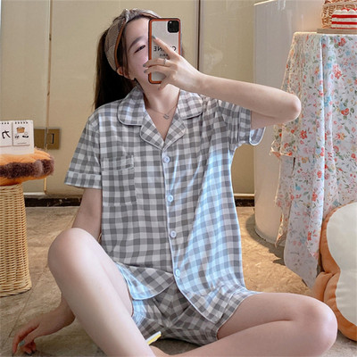 Sieviešu guļamveļa komplekts BlackPrint īss pidžamas komplekts sievietēm pidžamu komplekts salds tops ar īsām piedurknēm un šorti vasaras pidžamas Mujer