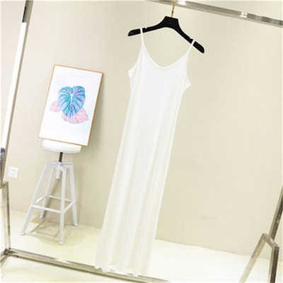 Pamut csíkos hosszú hálóing nagy méretű női rövid ujjú hálóing Otthoni ruha Alkalmi nappali otthoni ruha nyári új hálóruha