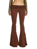 Γυναικεία Ανοιξιάτικα, Φθινοπωρινά, Slim Flared Παντελόνια Μονόχρωμα Παντελόνια με χαμηλή μέση, στενό παντελόνι με καμπάνα 2023 Streetwear