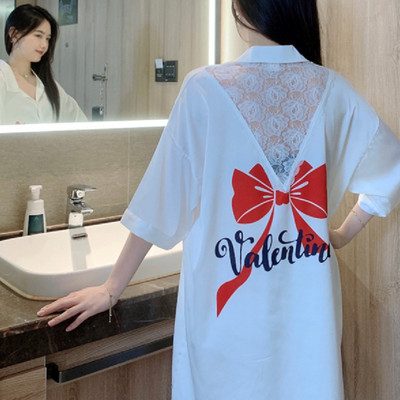 Seksīgs jauks naktskrekls sieviešu šifona krekls puiša stila apakšveļa formas tērps kārdinājums nakts kleita sieviešu guļamveļa apakšveļas kleita