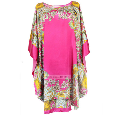 Liela izmēra naktskrekls Sieviešu zīda viskozes guļamveļa Naktskrekls Pavasara Vasara Naktsveļa Intīma Brīva Ikdienas Peldmētelis Mājas Kleita