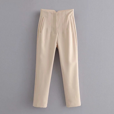 2022 elegáns irodai magas derekú ceruza nadrág női nadrág alkalmi zsebmunka melegítőnadrág női Capris nadrág