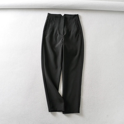 2022 elegáns irodai magas derekú ceruza nadrág női nadrág alkalmi zsebmunka melegítőnadrág női Capris nadrág