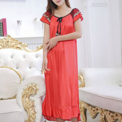 Hálóingek Női Patchwork Csipke Stílusos Stílusos 3XL Laza Szexi Vékony Lélegző Elegáns Alkalmi Édes Női Otthoni hálóing