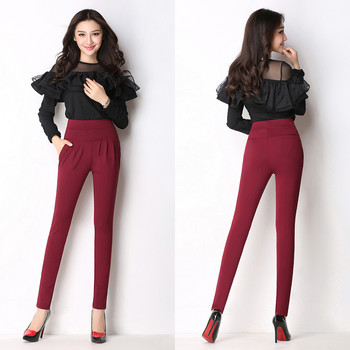Νέο Φθινοπωρινό Γυναικείο Παντελόνι Χαρέμι Χαλαρό Ψηλόμεσο Γυναικείο Παντελόνι Γραφείου Παντελόνι Plus Size S~4XL 5XL 6XL Μπλε Κόκκινο Χακί Καφέ