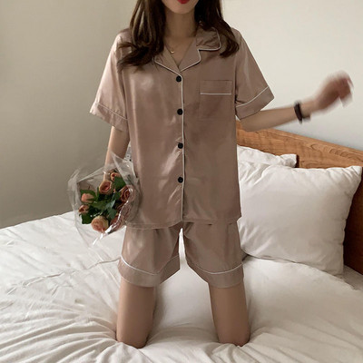 Virágos pizsama szettek Női M-3XL Légáteresztő Egyszerű, Hangulatos Japán Stílus Alapvető Divatos Dizájn Nyári Női Szabadidős Lounge viselet Otthon