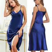Καλοκαιρινό νυχτικό βολάν Lady Nightwear Νυχτικό Σατέν Σπαγγέτι Φούστα οικεία εσώρουχα Σέξι ρούχα για το σπίτι Μπουρνούζι