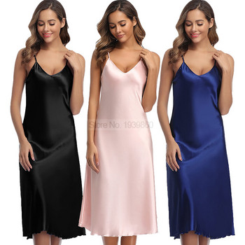 Καλοκαιρινό νυχτικό βολάν Lady Nightwear Νυχτικό Σατέν Σπαγγέτι Φούστα οικεία εσώρουχα Σέξι ρούχα για το σπίτι Μπουρνούζι