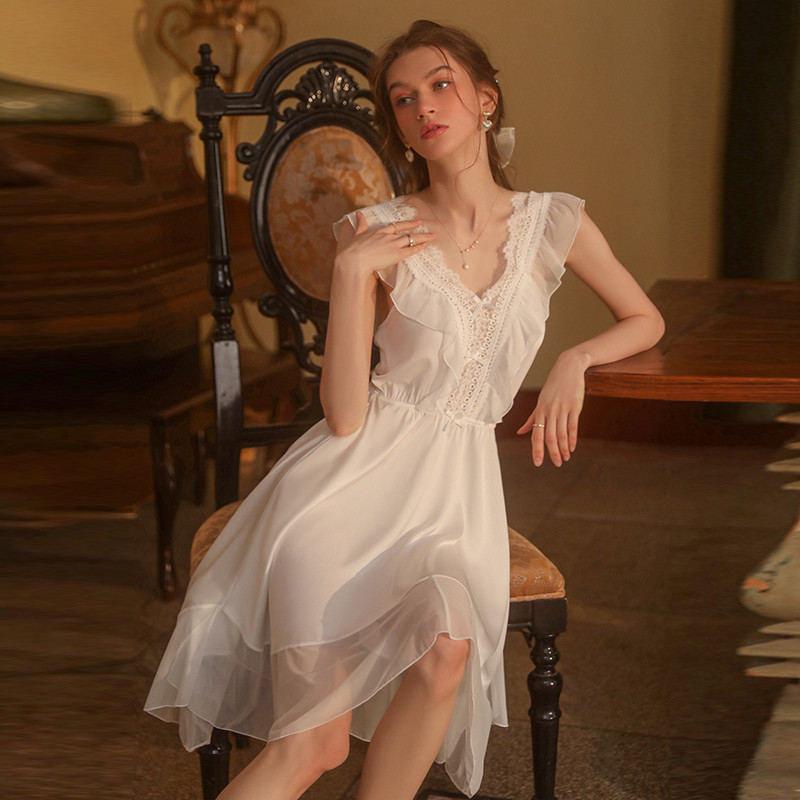 REBEYULI márkájú éjszakai ruha, női, édes hálós kényelmes ujjatlan pizsama, vékony, tömör pántos pizsamaruha, női szexi hálóruha