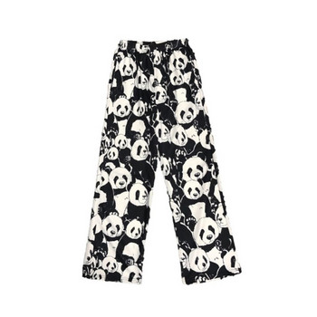 Γυναικείο παντελόνι Harajuku Panda Print Φαρδύ παντελόνι Γυναικείο κορεάτικο στυλ Streetwear Plus μέγεθος Casual παντελόνι Γυναικείο 2022 Ζευγάρι μακρύ παντελόνι