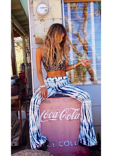 Fitshinling Fashion Tie Krāsa uzliesmojošās bikses Sieviešu Vintage Street Slim High Waist Bikses Sieviešu šauri ikdienas Legingi Jauns 2022 Izpārdošana