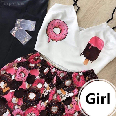 Unicorn Sexy Γυναικεία Sleepwear S - 2XL Plus Size Lace Άνετα Εσώρουχα Νυχτικό Αμάνικα Νυχτερινά Σετ Παντελόνια πιτζάμες