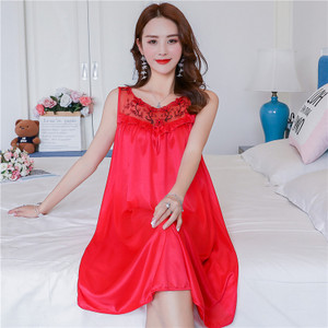 Suur suurus 4XL Avaleht Mugavad naiste magamisriided Naine jääsiidist satiinist öösärk Magamiskleit Pikk naiste ööriietus Öösärk