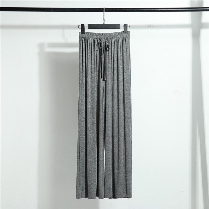 Modālas platas bikses sievietēm ar augstu vidukli Ledus zīda brīvas taisnas bikses ikdienas bikses liela izmēra bikses