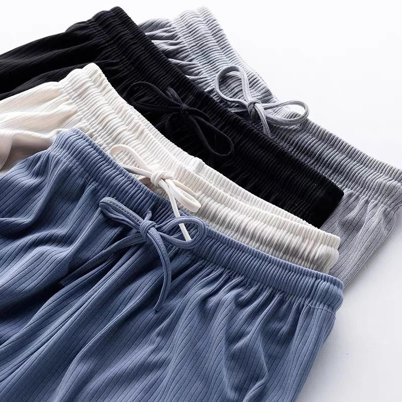 Proljeće 2022. Ženske ledeno svilene široke hlače sa širokim nogavicama Lady Home Casual Dance Yoga Self-Cultivation Mekane i svestrane hlače