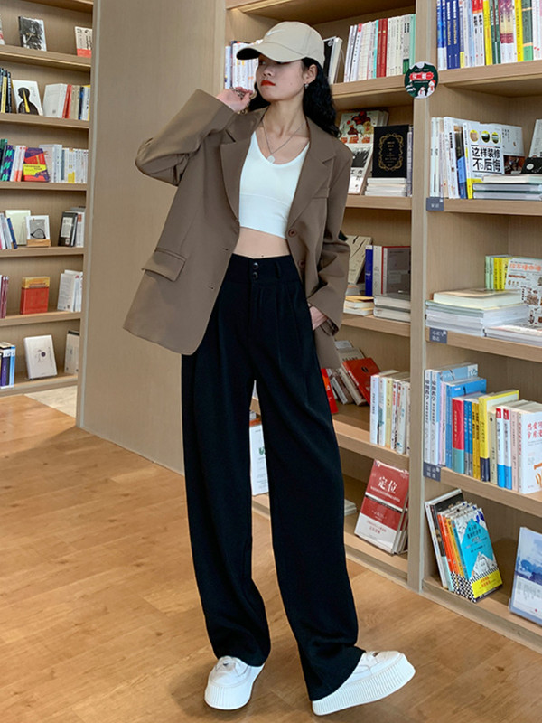 Platas bikses Sievietēm, brīvas ar augstu vidukli Forši unisex ielas apģērbi OL Modes Sieviešu College Young Basic Visiem spēles штаны Casual Mujer