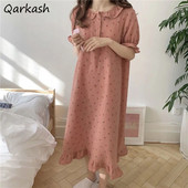 Hálóingek Női Nyomtatott Lányok Szép dizájn Nyári Minden meccs Népszerű napi ajánlat tinédzsereknek Akciós Soft Otthoni hálóruha Ulzzang