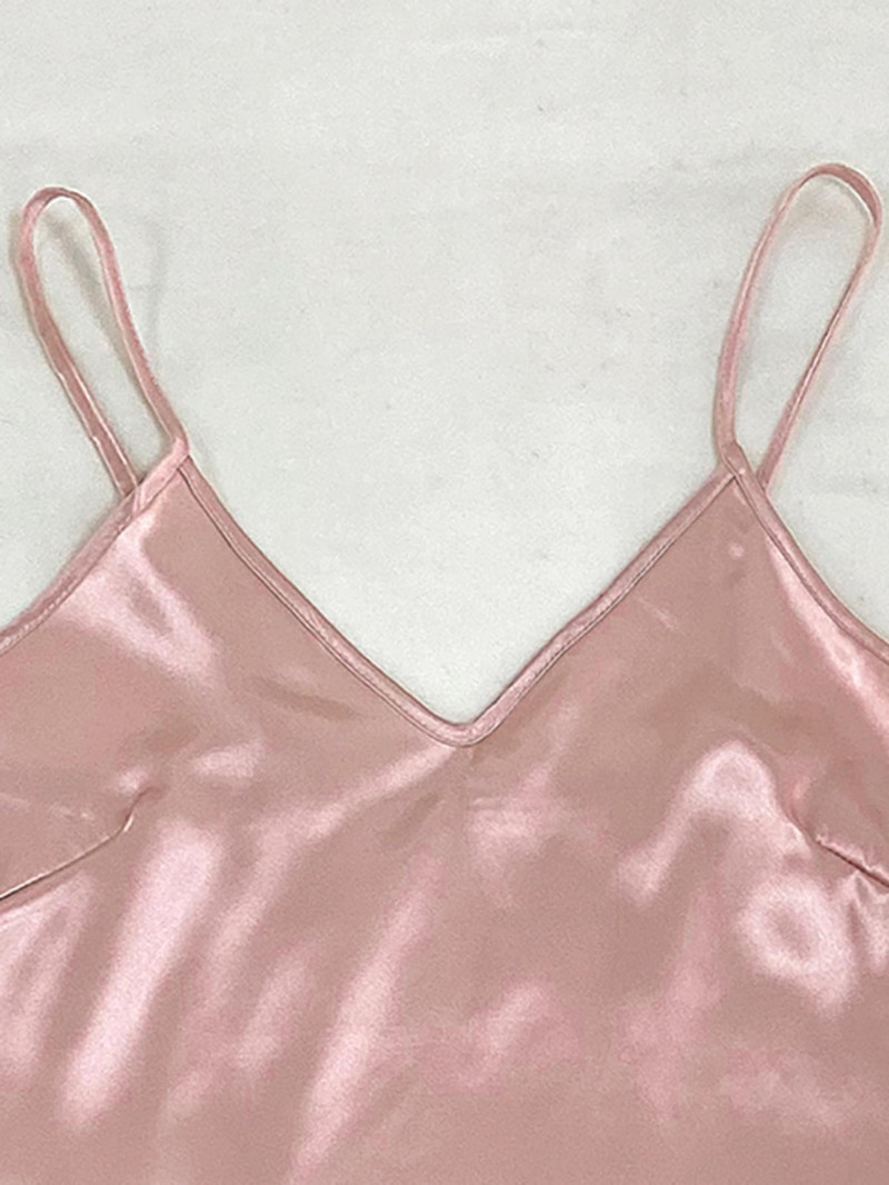 Solid Fashion női hálóruha Női hálóruha női szatén 5db pizsama szettek